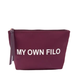 My Own Filo Pouch Purple - Stylish Multipurpose Toiletry Bag