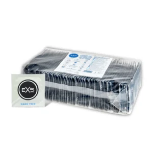 EXS Nano Thin 100-Piece Ultra-Thin Latex Protective Sheaths