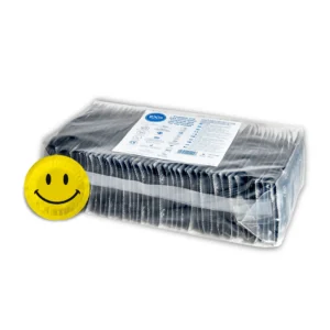 EXS Smiley Face Regular 54mm Condoms 100-Pack - Thin & Durable Latex