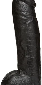 Doc Johnson CodeBlack 12” Vac-U-Lock Attachment, Anatomical Black 30cm