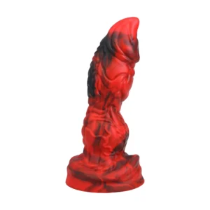 Fantasy Fuckers Red Raider silikoninis modelis Raudona/juoda Didelis dydis