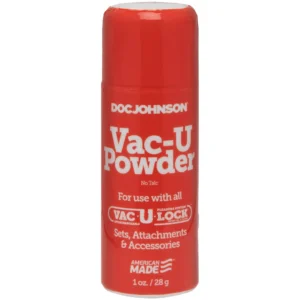 Doc Johnson Vac-U-Lock Powder - White Talc for Attachment Care 28g