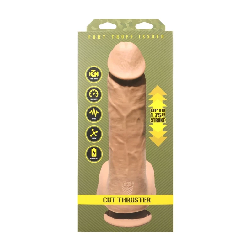 „Doc Johnson Cut Thruster Vanilla“ – „Dynamic Motion Intimate Machine“.
