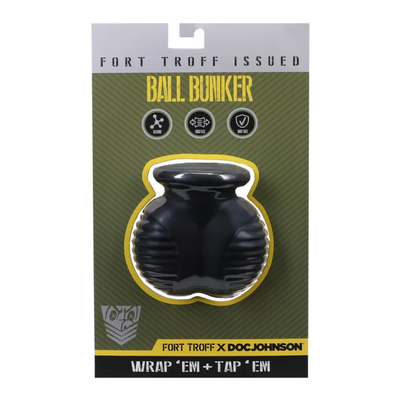 Oxballs Ball Bunker Black - Anatomical Silicone Support Ring