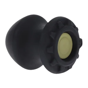 Oxballs Kum Keeper Medium Black - Silicone Plug with Removable Stopper