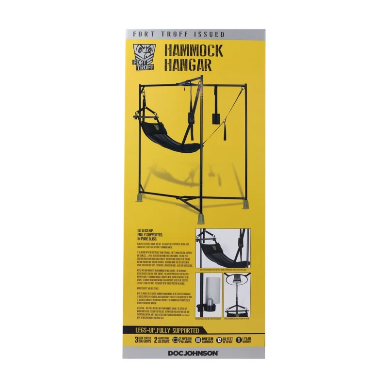 Fetish Tentation Hammock Hangar Adjustable Sling with Mesh Seat