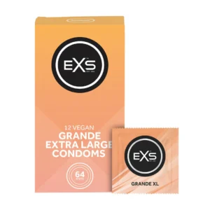 EXS Grande Extra Wide Latex Protection 12-Pack 64mm Nominal Width