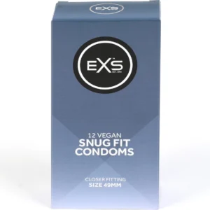 EXS Snug Fit 49mm - Secure Comfort Latex Barrier, 12-Pack
