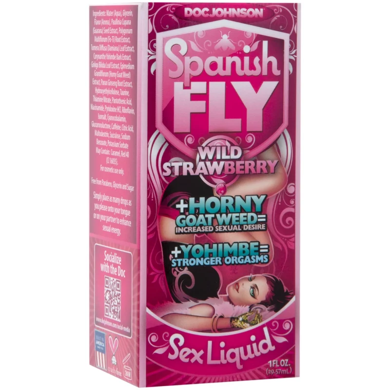 Pipedream Sex Drops Wild Strawberry Stimulating Liquid 30ml