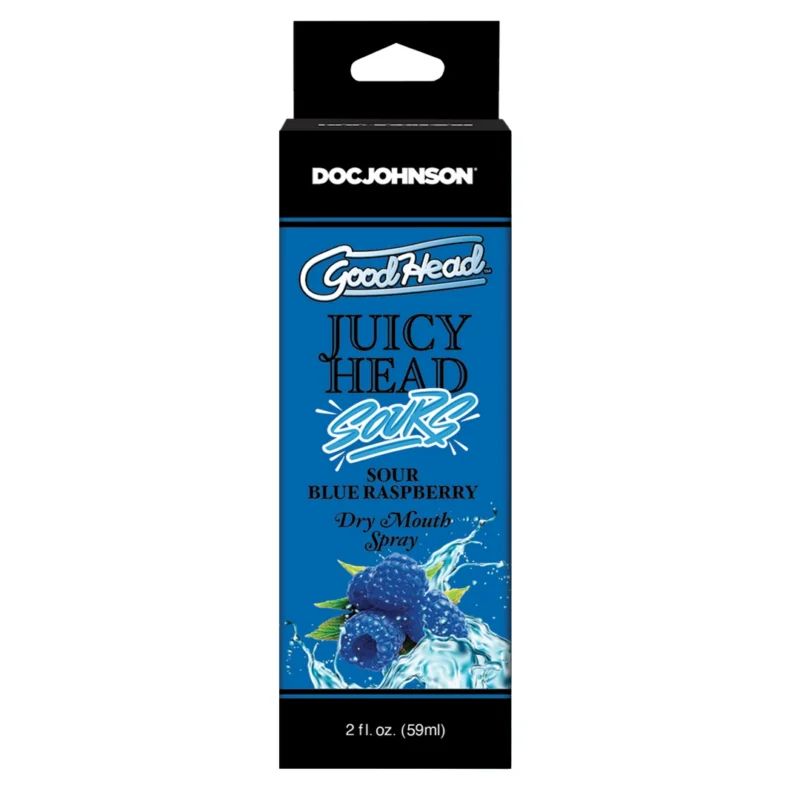 GoodHead Juicy Head Dry Mouth Spray Sour Blue Raspberry 60 ml Vegan