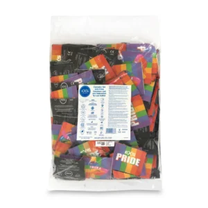 EXS Pride Edition 144-Pack Colorful Themed Regular Latex Protection
