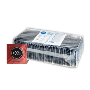EXS Warming 144-Pack Latex Comfort Flared Lubricated Condoms