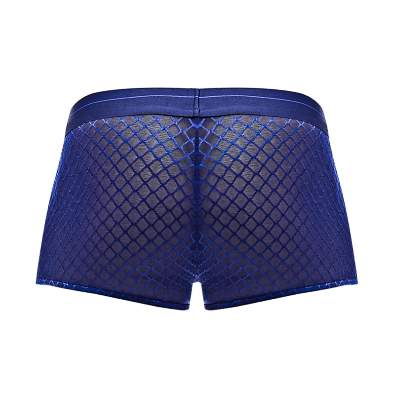 Male Power Mini Short S Navy - Diamond Mesh Collection, Comfort Fit