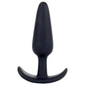 Doc Johnson Naughty 1 Silicone Plug Medium Black 3.5 inch