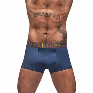 Male Power Enhancer Short XL Antique Blue - Supportive Anatomic Fit