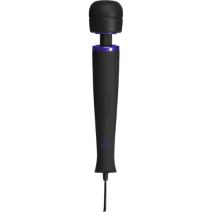 Merci Power Wand Black - Ultra-Power Silicone Massager, Multi-Speed