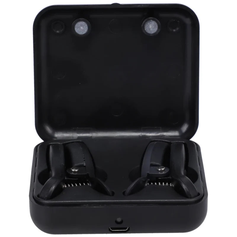 Doc Johnson Vibro Grippers Rechargeable Vibrating Clamps Black