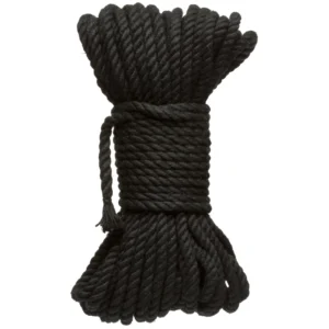 Bind and Tie Hemp Rope 6mm 50ft Black - Durable Natural Fiber