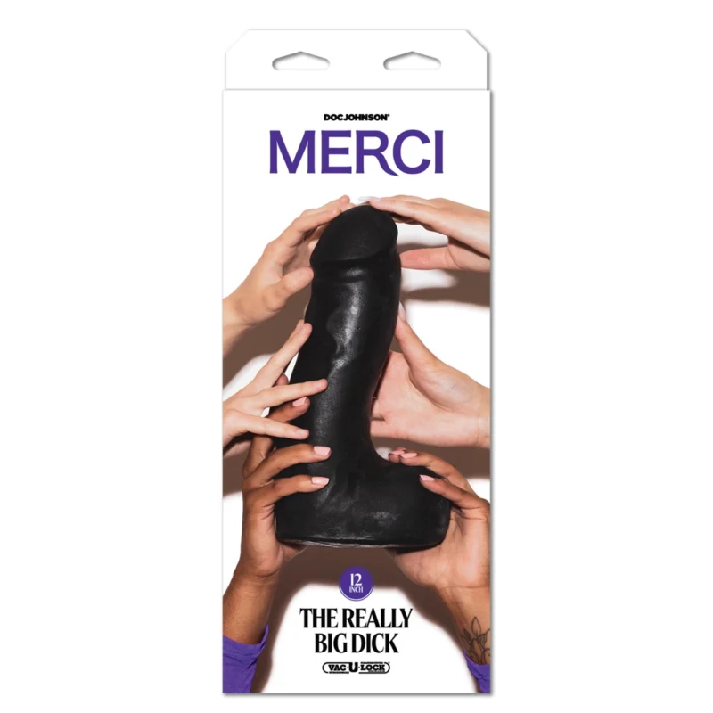 Doc Johnson Merci Intimate Model 30 cm Dual Density Black