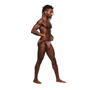 Male Power Moonshine Jock Brief S/M Blue - Low Waist, Contour Fit