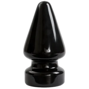 Doc Johnson TitanMen Intimate Plug 11 cm Black Dual Density Sil-A-Gel