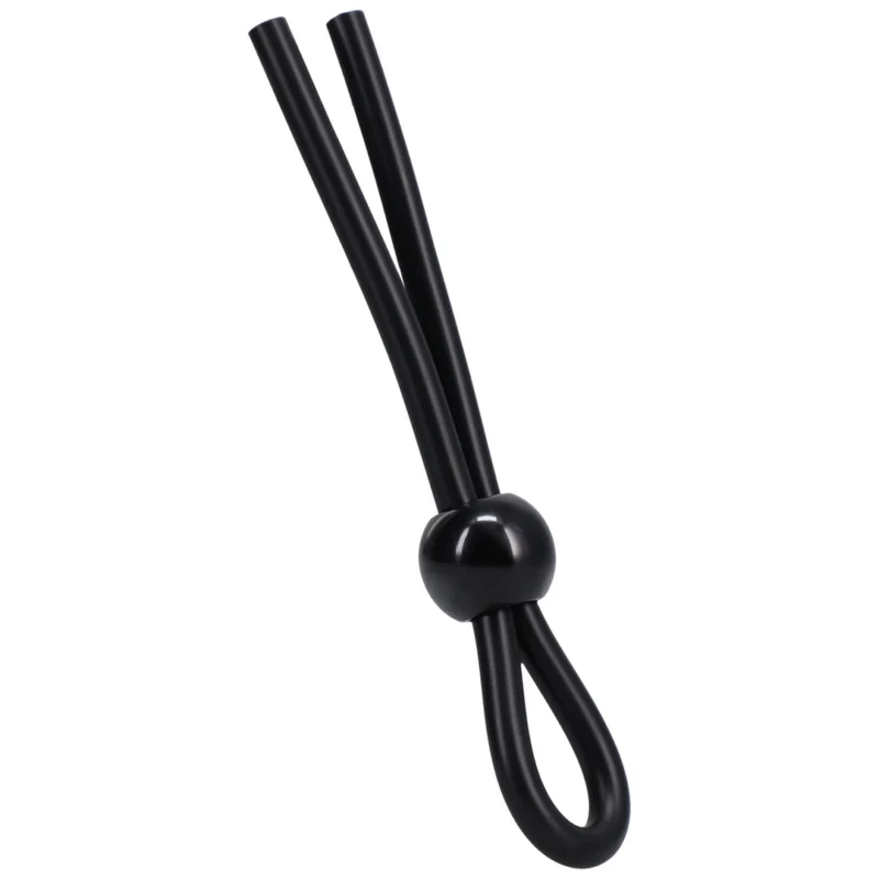 Sport Fucker Secur-Lok Adjustable Silicone Ring Black