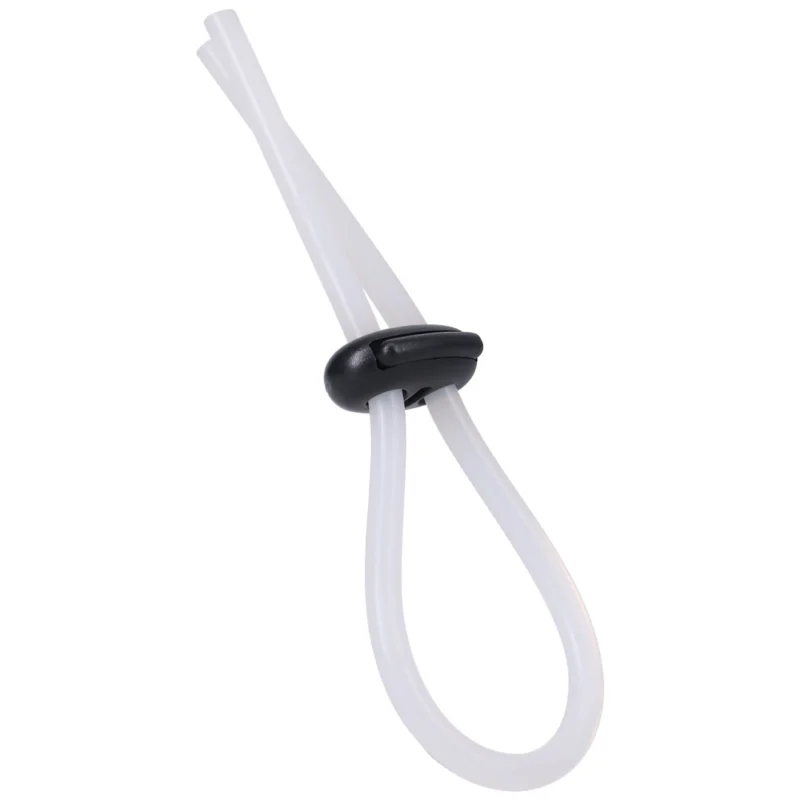 nsnovelties Lasso Double Adjustable Silicone Strap Black