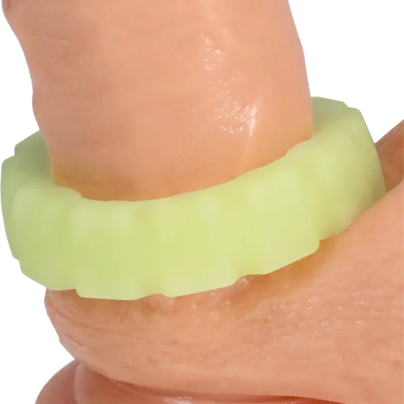 Oxballs The Tire Intimate Silicone Ring Glow-in-the-Dark, Wide Design