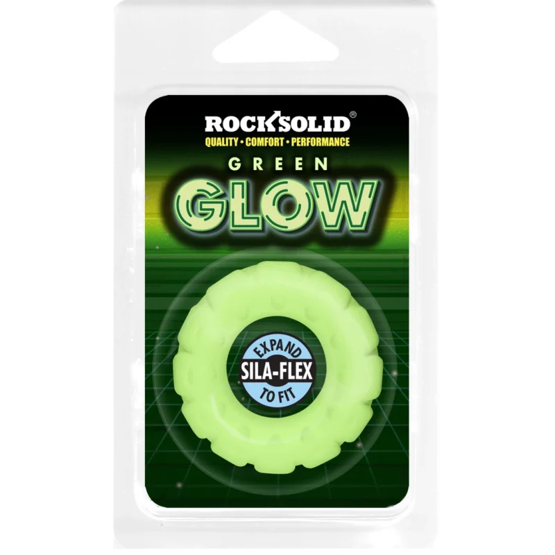 Oxballs The Tire Intimate Silicone Ring Glow-in-the-Dark, Wide Design