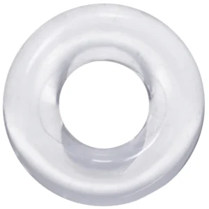 Blush Novelties The 3X Donut Adjustable Ring TPE Body-Safe Clear