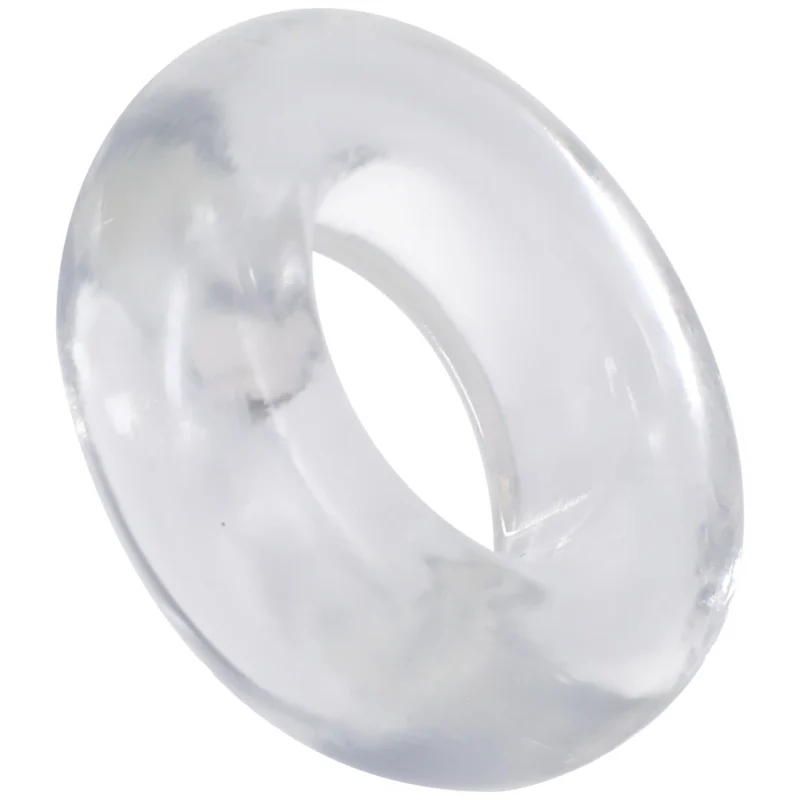 Doc Johnson The Donut 4X Intimate Support Ring TPE Transparent
