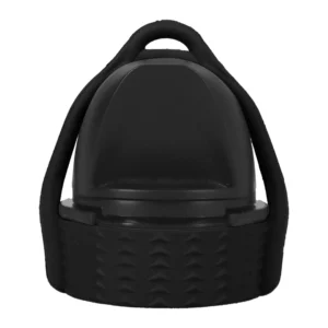 Rock Solid EZ Top Cap Large Black - Leak-Proof One-Handed System
