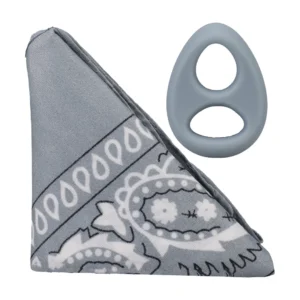 The Code Silicone Support Ring with Matching Grey Bandana Set