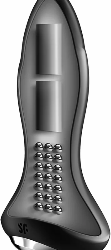 Satisfyer Rotator Plug 2+ App-Controlled Vibrating Anal Plug, Black