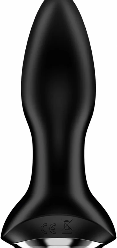 Satisfyer Rotator Plug 2+ Vibrating Plug App-Controlled Silicone Black