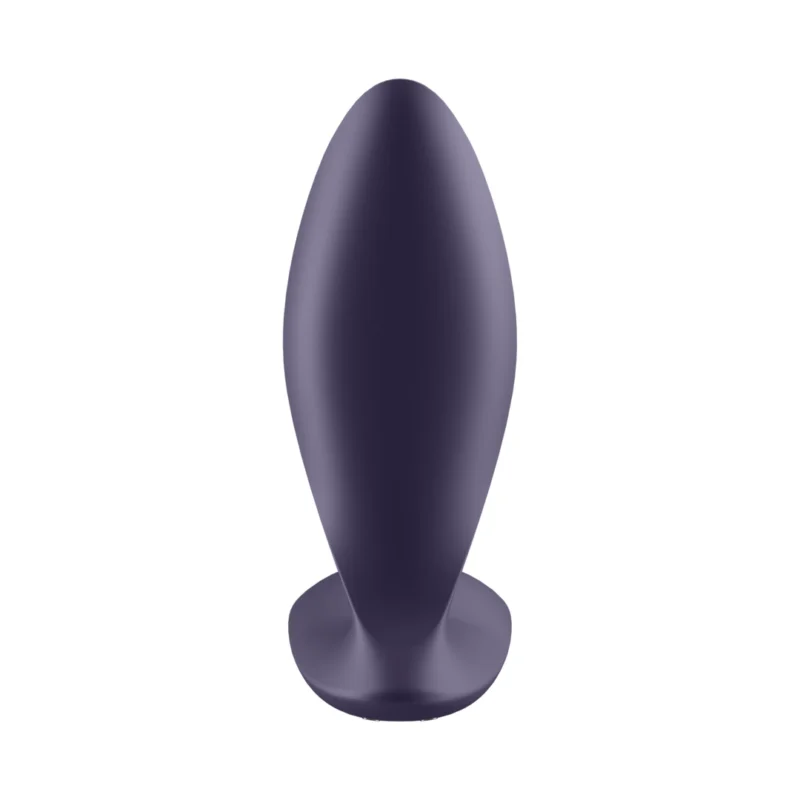 Satisfyer Power Plug Black - Silicone Anal Device with Bluetooth Control