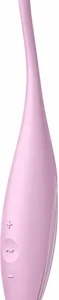 Satisfyer Twirling Joy Precision Tip Vibrator Pink USB Rechargeable