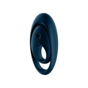 Satisfyer Glorious Duo Double Strap Vibrating Intimate Ring, Black
