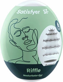 Satisfyer EGGCITED Riffle Intimate Egg - Hydro-Active TPE, One-Use, Flexible