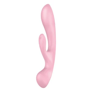 Satisfyer Triple Oh Flexible Silicone Rabbit System, Rechargeable IPX7