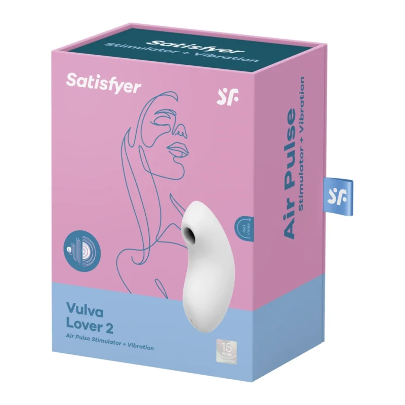 Satisfyer Vulva Lover 2 Double Air Pulse Silicone Intimate Device Pink