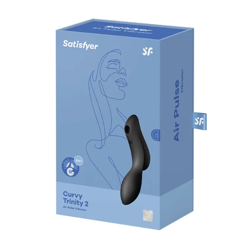 Satisfyer Curvy Trinity 2 Multi-Function Air Pulse & Vibration, Pink