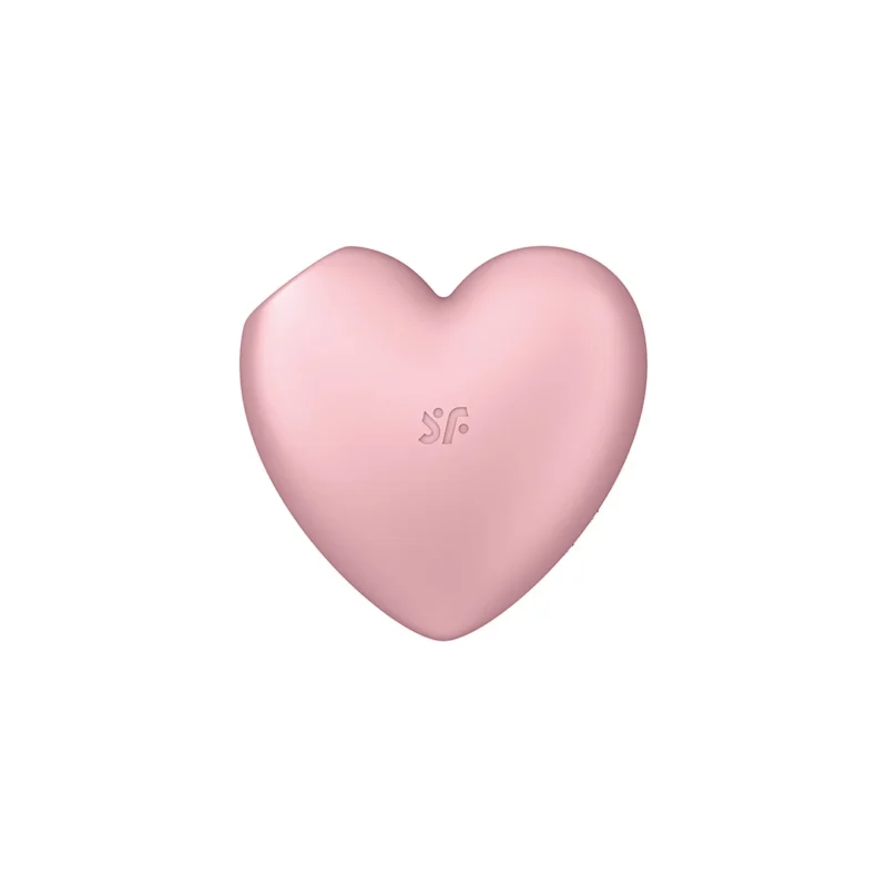 Satisfyer Cutie Heart Air Pulse Stimulator Vibrating Pink Waterproof