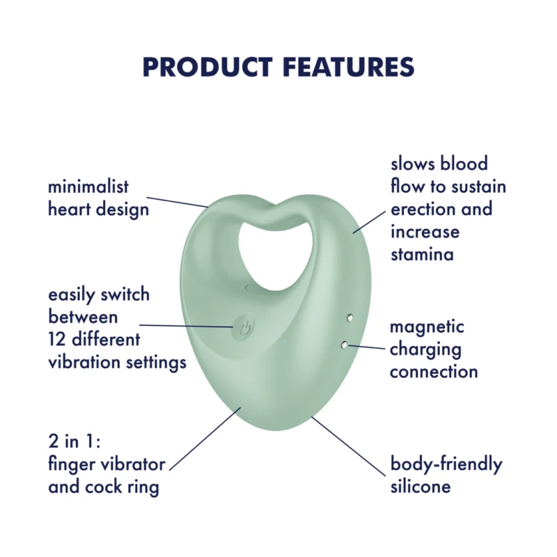 Satisfyer Perfect Pair 3 Green - Hybrid Finger Vibration System