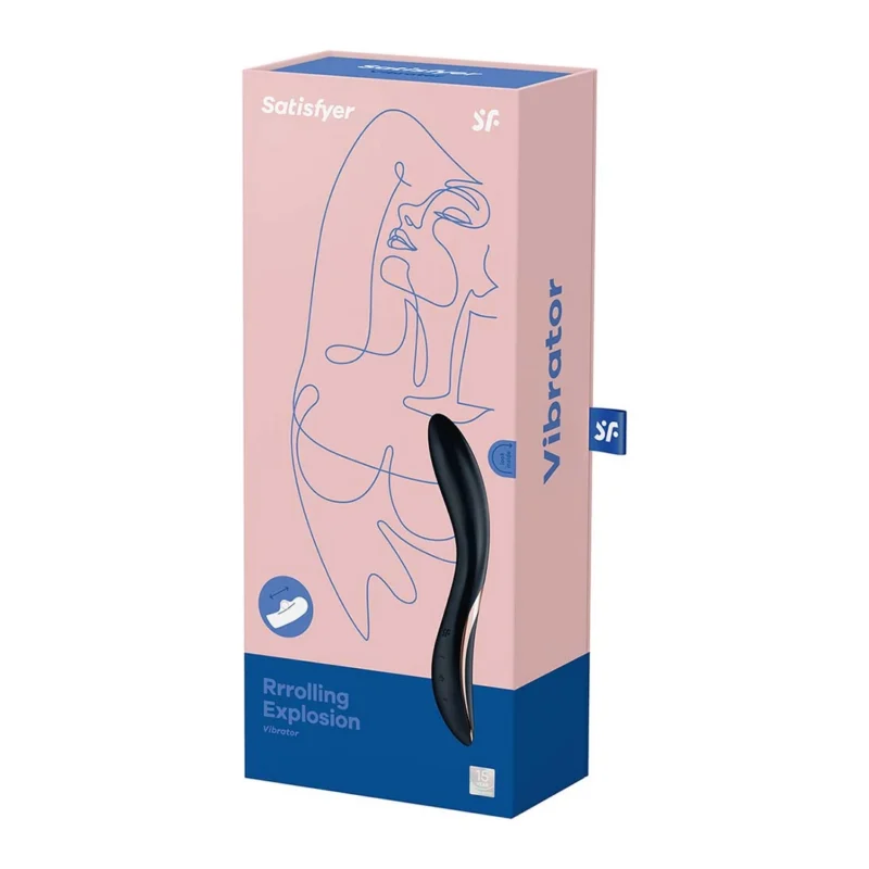 Satisfyer Rrrolling Explosion Classic Vibrator - Precision Motion System, Pink