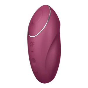 Satisfyer Tap Climax 1 Red - Lay-On Vibrator with Dual Stimulation System
