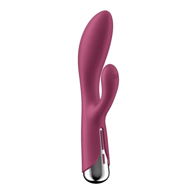 Satisfyer Spinning Rabbit 1 Vibrating Rotating Massager Red