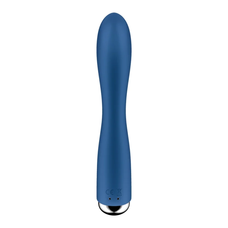 Satisfyer Spinning Rabbit 1 Blue - Rotating Head Vibrator, Silicone