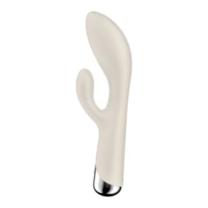 Satisfyer Spinning Rabbit 1 Rotating Silicone Massager Beige