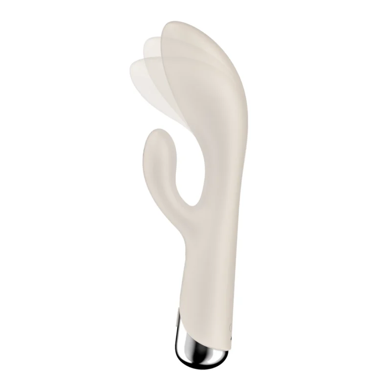 Satisfyer Spinning Rabbit 1 Rotating Silicone Massager Beige